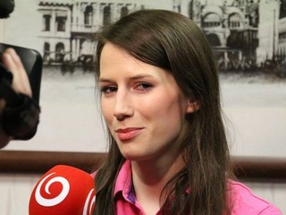 Kapitánka tímu Lucia Košturiaková.