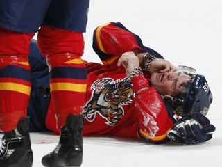 Jaromír Jágr (č. 68) prišiel v zápase s Ottawou o štyri zuby.