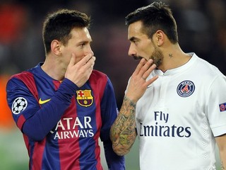 Lavezzi s reprezentačným kolegom Lionelom Messim. Stanú sa z nich spoluhráči aj v klube?