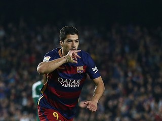 Luis Suárez bol hviezdou Barcelony. Zaznamenal hetrik.