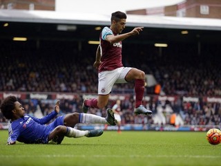 Zápas medzi West Hamom a Chelsea bol plný osobných súbojov.