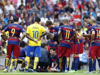 Lionel Messi utrpel zranenie 26. septembra v zápase proti Las Palmas.