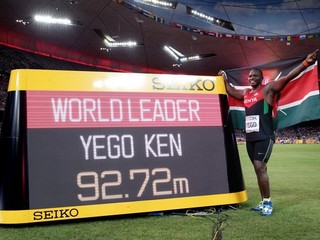 Keňa má zlato aj v silovej disciplíne. Oštepár hodil takmer 93 metrov