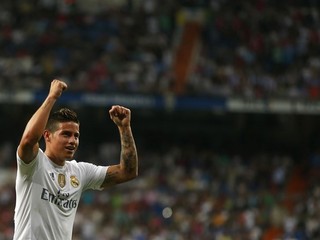 Na triumfe Realu Madrid sa dvoma gólmi podieľal James Rodríguez.
