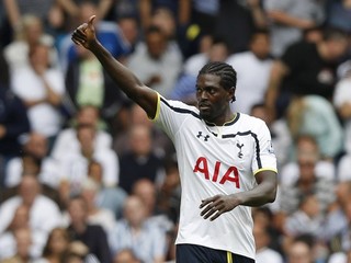 Budúcnosť Emmanuela Adebayora v tíme Tottenham Hotspur je otázna.