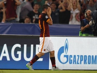 Florenzi tesne po góle nedokázal uveriť, čo sa mu práve podarilo.