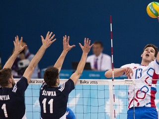 V základnej zostave slovenského výberu nastúpil aj Štefan Chrtiansky ml. (vpravo).