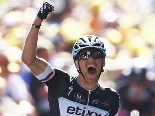 Zdeněk Štybar sa radoval z víťazstva aj v šiestej etape na tohtoročnej Tour de France.