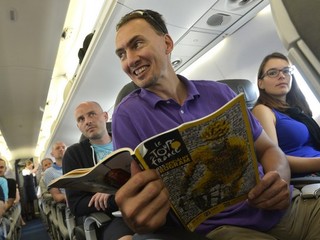 Petra Sagana prišiel na Tour de France podporiť aj legendárny slovenský hokejista Miroslav Šatan.