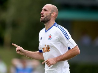 Róbert Vittek prispel k výhre Slovana hetrikom.