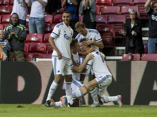 Favorizovaní Dáni si zo severu Čiech odvážajú cenné jednogólové víťazstvo.