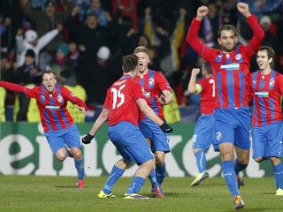 Radosť futbalistov Plzne.