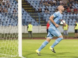 Domácu pohárovú odvetu proti FK Krasnodar si Róbert Vittek vychutnal.