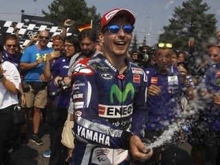 Jorge Lorenzo po triumfe v Brne.