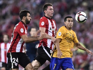 Baskovia naposledy poriadne zahanbili slávnu Barcelonu. Nepresadil sa ani Pedro Rodriguez (vpravo).