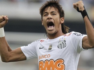 Neymar bol vekom ešte len tínedžer, no pritom bol už ústrednou postavou Santosu.