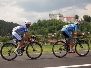 Na trati prvej etapy Okolo Slovenska.