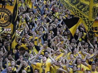 Fanúšikovia Borussie Dortmund.