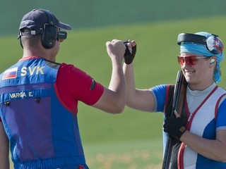 Erik Varga a Zuzana Rehák Štefečeková získali v trape miešaných dvojíc zlato.