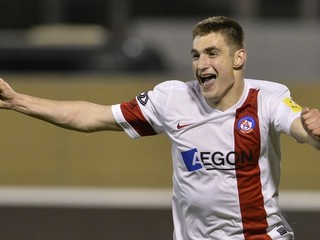 Matúš Bero dal na jar už štyri góly. A skóroval aj za reprezentáciu Slovenska do 21 rokov.