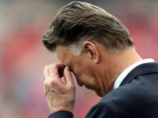 Tréner United van Gaal.