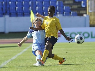 Alexandra Hollá (vľavo) bude patriť ku kľúčovým hráčkam Slovana v pohárovom finále.