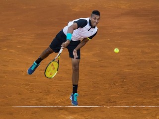 Nick Kyrgios je silný najmä vďaka svojmu podaniu.