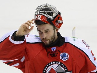 Ján Laco chytá v KHL v Astane.