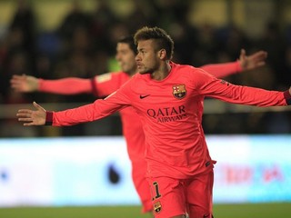 Neymar strelil proti Villarealu dva góly.