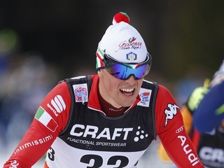 Taliansky lyžiar Francesco De Fabiani.