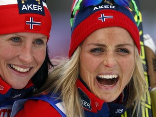 Björgenová vľavo.