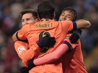 Messi, Suárez a Neymar.