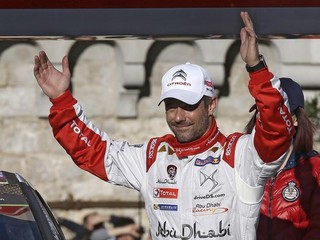 Sébastien Loeb po skončení Rely Monte Carlo.