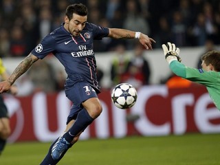 Jediným úspešným strelcom zápasu medzi PSG a Rennes bol Ezequiel Lavezzi.