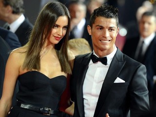 Ronaldo a jeho priateľka Irina Shayk.