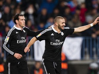 Benzema (vpravo) dal prvý gól Realu, Bale druhý. Na oba im prihrával Ronaldo.
