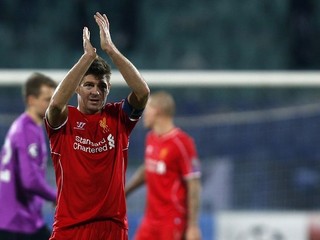 Steven Gerrard po zápase Ligy majstrov v Sofii.