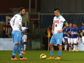 Gonzalo Gerardo Higuain a Marek Hamšík.