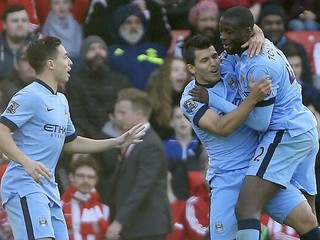 Futbalisti Manchestru City.