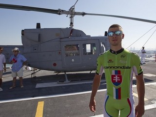 Peter Sagan počas Vuelty.