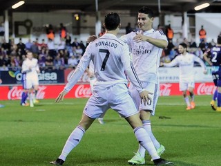 Cristiano Ronaldo a James Rodriguez.