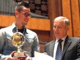 Hamšík dostal ocenenie Športové čestné občianstvo Neapolu