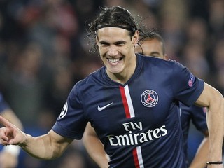 Edinson Cavani z Paríža SG.