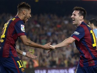 K výhre Barcelony prispeli gólmi aj Neymar a Messi.