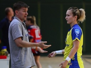 Tréner Iuventy Boris Petrovskij a Sofia Nagyová.