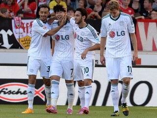 Hráči Leverkusenu.