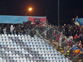 Sektor Sparty na štadióne.