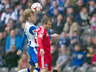 Hertha Berlín je po výhre na 13. mieste v tabuľke.