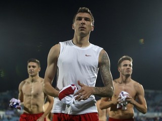 Futbalista Atletica Madrid Mario Mandžukič.