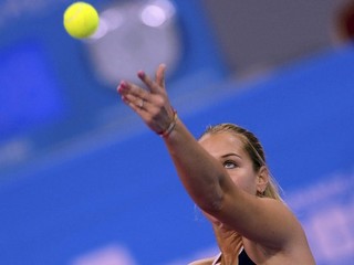 Dominika Cibulková na šampionáte v Sofii.